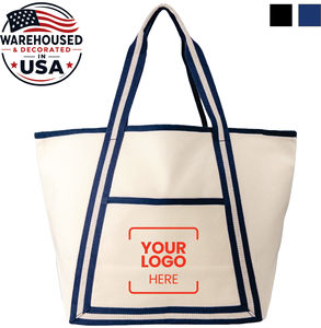 Bolsa de Lona Resistente con Asas de Cinta de Algodón - Estilo Casual para Viajes a la Playa y Uso Diario - Product Image 6