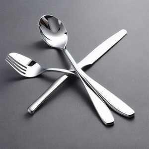 Juegos de cubiertos con mango martillado de metal para bodas Juegos de cubiertos de oro mate para alquiler de bodas y hoteles de lujo - Product Image 5