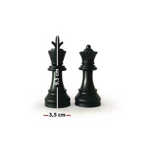 Jeu d'échecs étoile en polyester enduit de nacre 54x54 cm - Product Image 3