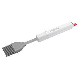 LILLO STILE White and Grey 0782 <b>Silicone</b> Kitchen Brush 9x4.5cm Cooking <b>Tool</b> - Product Image 1