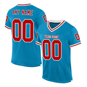 เสื้อฟุตบอลย้อนยุคสีน้ำเงินลายเสือดำแบบยูนิเซ็กส์ ระบายอากาศได้ดี ไซส์พลัส - Product Image 4