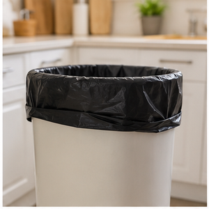 Bolsa de Basura con Cierre Fácil, Bolsa de Basura Doméstica de Tamaño Pequeño, HDPE LDPE, a Prueba de Fugas, Resistente, Desechable, para Uso Doméstico - Product Image 6
