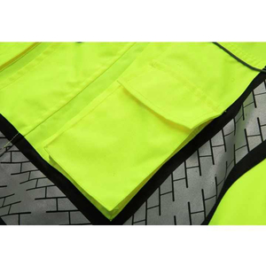 Confortable, facilement lavable, OEM, réfléchissant, sécurité, circulation, fluorescent, haute visibilité, polyester, imperméable - Product Image 5