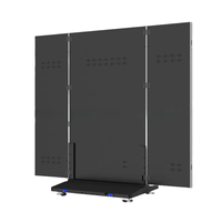 Pantalla LED Plegable de Doble Cara Expandible para Interiores, P1.86, P2, P2.5, P3, Pantalla Digital para Publicidad Portátil