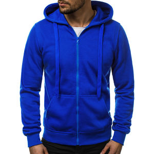 Sudaderas con Capucha Personalizadas de Alta Calidad con Logotipo, 100% Algodón, Cierre de Cremallera, Felpa Gruesa de 400g, para Hombre, Talla Grande, Bordadas, Invierno, Estampado Extra Grande - Product Image 1