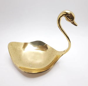 Handmade Polished Gold Aluminum Luxury Dry Fruits Tray Bowl for <b>Duck</b> Designed Beautiful Pattern Centerpiece Pooja Home Office - Product Image 2