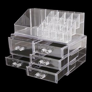 Acrylic Cosmetic Makeup Organizer <b>Storage</b> <b>Box</b> - <b>White</b> - Product Image 4