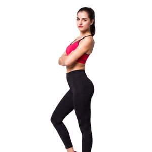 Women’s <b>Pink</b> Sports Bra and Black High Waist <b>Leggings</b> Two Piece Yoga <b>Gym</b> Workout Activewear Set - Product Image 3