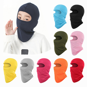 หน้ากากสกี Balaclava Skimask หมวกกันน็อคขี่จักรยานสำหรับเด็กผ้าซับในพิมพ์ความเย็นแบบกำหนดเอง - Product Image 1