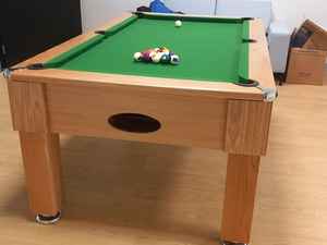 Mesa de Billar de Pizarra de Roble Natural Verbier de Lujo, Varios Tamaños - Product Image 6