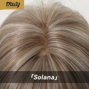 วิกผมสังเคราะห์ Solana C-DWY ยาว 20 นิ้ว สีน้ำตาลอ่อน แบบไม่ต้องใช้กาว  วิกผมใยไหมไบโอนิค เทคโนโลยีใหม่ วิกผมสังเคราะห์รุ่นใหม่ - Product Image 5