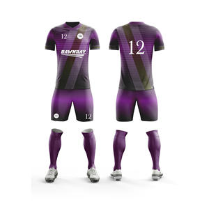 Uniforme de Fútbol de Diseño Moderno para Clubes |   Tallas para Hombre, Mujer y Jóvenes |   Ropa Deportiva Ligera de Secado Rápido al por Mayor - Product Image 3