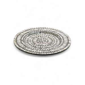 Assiette de présentation noire moderne pour une décoration de table de mariage élégante et une présentation culinaire du Vietnam - Product Image 2