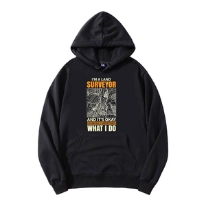 Sudadera deportiva de gran tamaño para hombre, Sudadera con capucha, divertido patrón sólido estampado de silicona morder sarcástico Surveyor Trending - Product Image 5