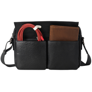 Custom Brand Genuine Leather Men Crossbody <b>Messenger</b> Shoulder <b>Bag</b> Stylish Fanny Pack Daily Business Use High Quality Breathable - Product Image 5