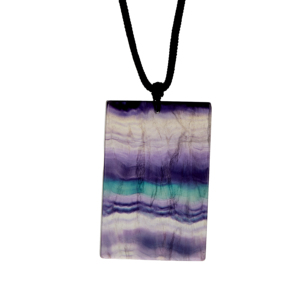 Collar de Cuerda con Cristales de Fluorita de 225 Quilates - Product Image 1