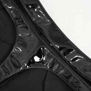 Overol Clásico de Cuero para Mujer, Diseño de Cuero Genuino, Transpirable, Corte Estilo Booty de Cintura Alta - Product Image 4