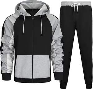 Survêtements pour hommes survêtements pour hommes costumes de jogging ensemble 2 pièces tenues à capuche - Product Image 1