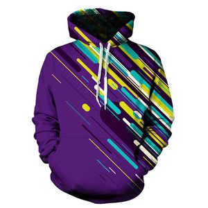 Sweat à capuche personnalisé pour homme, style streetwear, coupe classique, sublimation, 100% polyester, coupe-vent, imperméable, vintage, décontracté, hip-hop - Product Image 1