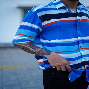 Nuevo 2024 camiseta de lavado ácido de gran tamaño de peso pesado en blanco hombro caído Vintage algodón básico hombres camisetas gráficas para hombres - Product Image 1
