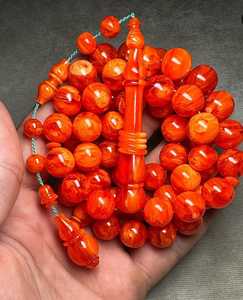 Resina Turquesa Rosario diseñado tasbih Oración accesorios al por mayor Tasbih con cuentas de resina natural formas cuentas de oración - Product Image 2