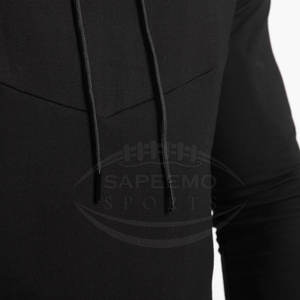 Basic Men Winter Solid <b>Gym</b> <b>Hoodie</b> Durable Fleece Material Stretchable Quick Dry Workout Top - Product Image 6