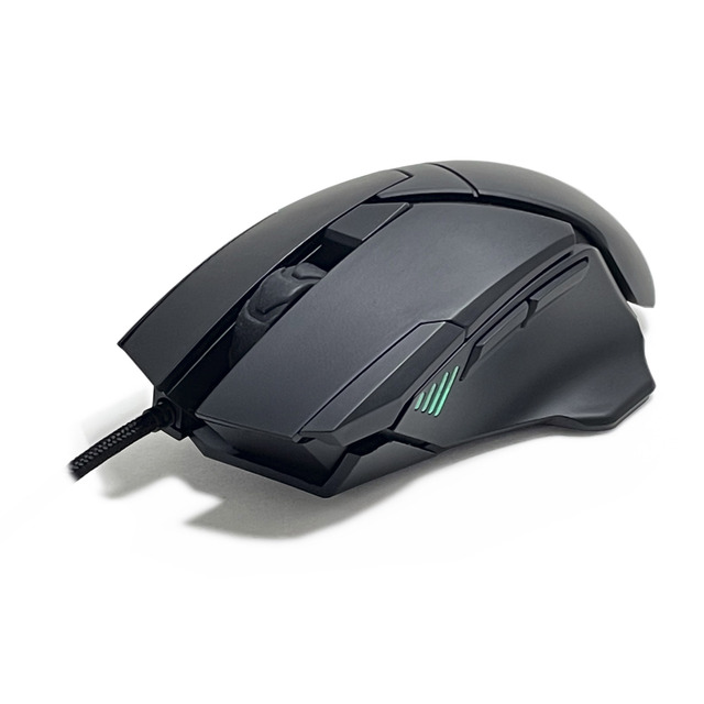 Ergonomic RGB Backlit Gaming Mouse 12,400 High DPI USB Wired Optical Sensor 7 Buttons Programmable Right Hand Orientation