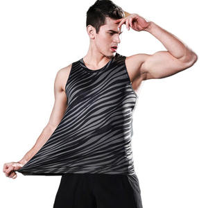 เสื้อกล้าม100% โพลีเอสเตอร์กับเสื้อซับลิเมชันสำหรับผู้ชายโลโก้แบบกำหนดเองสำหรับยิมออกกำลังกาย - Product Image 1