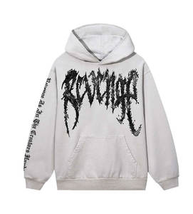 OEM ODM personalizado hombres Rhinestone sudaderas con capucha DTG DTF sublimación sudadera Streetwear pulóver ropa Casual - Product Image 1