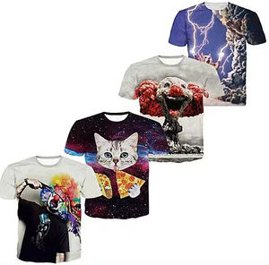 Fabricación de fábrica Diseño personalizado Impresión por sublimación Manga corta Timbre Precio al por mayor Sublimación Camiseta para hombres - Product Image 3