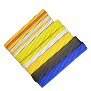 Venta al por mayor profesional Jiu Jitsu Taekwondo Judo Karate cinturones de alta calidad con el logotipo personalizado y colores más vendidos - Product Image 4