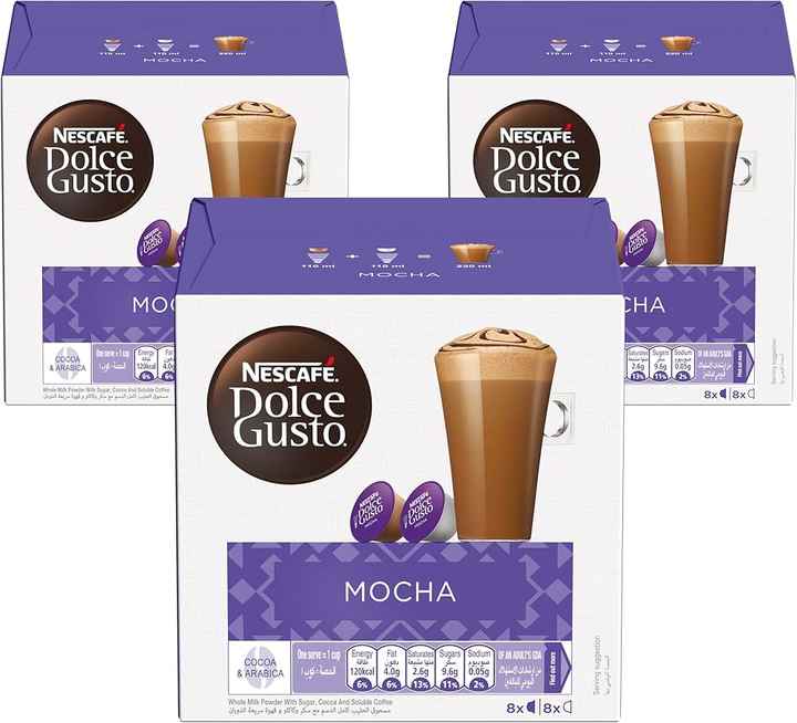 Dolce Gusto Mocha Coffee Pods, 16 Capsules
