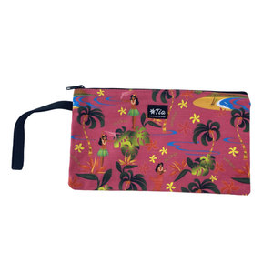 Neceser de algodón ligero con logotipo personalizado, neceser de viaje con cremallera - Product Image 4