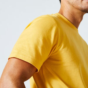 Servicio OEM, Camiseta Deportiva de Algodón 100%, Secado Rápido, Cuello Redondo, para Correr, Fitness, Gimnasio, Deporte, Logotipo Personalizado, Ecológica, para Hombre - Product Image 4