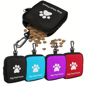 Pochette à friandises pour chien avec clip Sac à collation portable en tissu Oxford imperméable pour chiens - Product Image 5