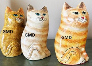 Rumikrafts fait à la main solide chat papier mâché décor à la maison pour les amoureux des chats - Product Image 2