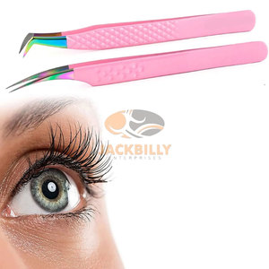 Mới Sợi Mẹo Lash Nhíp Cho Lông Mi Mở Rộng-Chuyên Nghiệp Lash Công Nghệ Nguồn Cung Cấp Phải Có-Khối Lượng Khởi Động Màu Hồng Cầu Vồng Bộ - Product Image 4