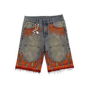 Pantalones Cortos Vaqueros Modernos de Doble Cinturón para Hombre, Tela Transpirable de Secado Rápido, Ligeros, Perfectos para Aventuras al Aire Libre, a la Moda - Product Image 4