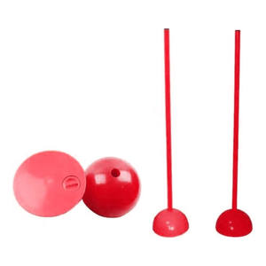 Poteau d'agilité réglable pour l'entraînement de vitesse et de coordination sur n'importe quelle surface - Product Image 1