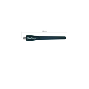 Antena de goma Evo de 10,5 cm de goma negra - Product Image 4