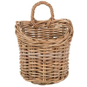 Hanging Rattan Storage <b>Basket</b> With Custom Shape and Size Perfect for Simple Design Home Food Storage Hanging Product - Product Image 3