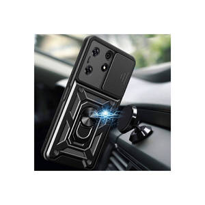 Étui de téléphone en silicone avec support magnétique pour Tecno Spark 10 Pro Pova Neo 10C 7 Plus - Protection de l'appareil photo coulissante, coque antichoc - Product Image 4