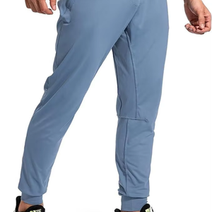 Pantalons de jogging en laine formels ajustés pour hommes, biologiques, en coton, pantalons de sport, pantalons de survêtement, séchage rapide, hiver - Product Image 1