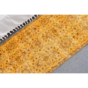 Classique 3X6 Vintage turc laine tapis jaune vif Orange Patchwork motif plat tissage salon tapis Latex support nouveau - Product Image 5