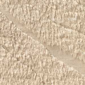 พรมขนสัตว์ถักเบอร์เบอร์แบบถักมือลายต้นไม้สีขาวในครีมสำหรับห้องนั่งเล่นหรือพื้นที่สวดมนต์ออกแบบได้ตามต้องการ - Product Image 3