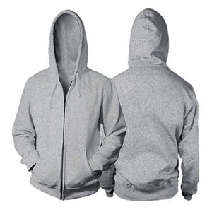Sudadera con capucha con cremallera completa de lana pesada de calidad superior para hombres Logotipo personalizado Diseño impreso con cremallera Sudaderas en blanco - Product Image 1
