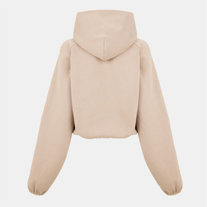 Sudadera Corta con Capucha de Color Personalizado para Mujer, Fabricante de Pakistán, Sudadera Corta con Capucha en Venta - Product Image 2