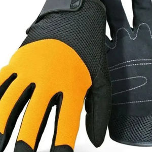 Premium Quality Mechanic Gloves Work Good Grip Soft <b>Padded</b> Safety Gloves Protection Gloves - Product Image 6