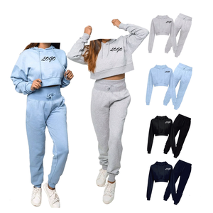 Fabricant pakistanais de survêtements d'hiver pour femmes, 100% coton, couleur unie, unisexe, ensemble long 2 pièces, léger, produit tendance - Product Image 1