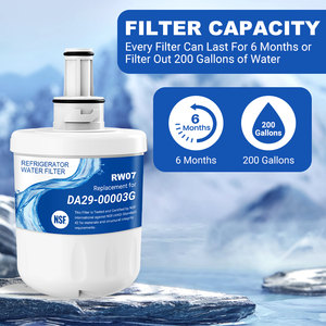 Filtro de Agua para Refrigerador Doméstico RW07/DA29-00003G, Repuesto de Material de Carbón Activado, Plástico - Product Image 4